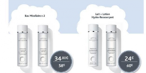 visuel EXCEPTIONNELLE : OFFRE D&Eacute;MAQUILLANT INSTITUT ESTHEDERM -40% IMM&Eacute;DIATEMENT